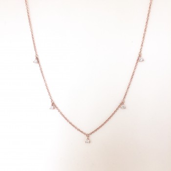 SINCERELY x Winter Stone Upside Down Rose Necklace – Sincerely