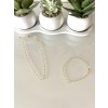 14K yellow gold disco ball chain necklace