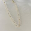 14K yellow gold disco ball chain necklace