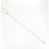 mini diamond V lariat necklace
