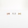 mini diamond bar earrings