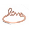 diamond love ring
