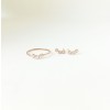 petite trio diamond ring