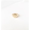 14K gold signet pinky ring