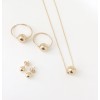 14K Gold filled sphere stud earrings