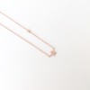 14K gold star necklace