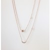 14K gold star necklace