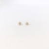 Mini diamond starburst stud earrings