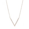 Diamond V necklace