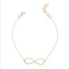 Diamond infinity bracelet