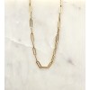 14K Gold Paperclip Chain