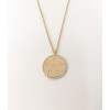 diamond constellation medallion necklace