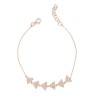 Multi triangle diamond bracelet